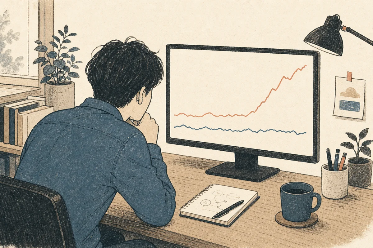비용 그래프는 크게 올랐지만 요청 수 그래프는 같은 폭으로 오르지 않아 원인을 다시 살펴보는 장면